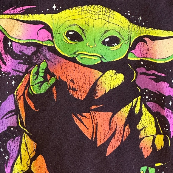 Kids Star Wars Hoodie with Baby Yoda Grogu from The Mandalorian - Picture 3 of 6